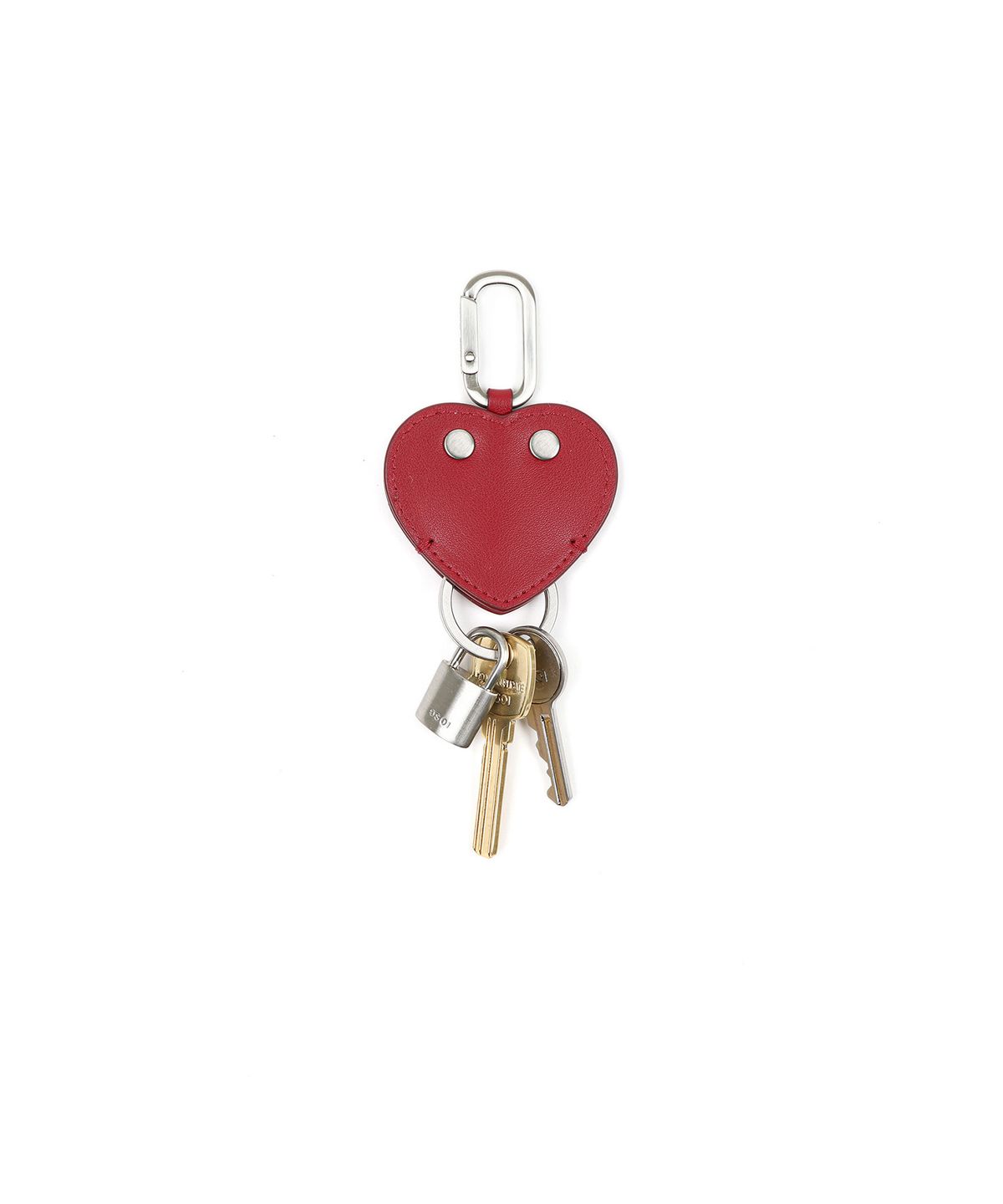 오소이(OSOI) HEART FLAT KEY RING [RED]