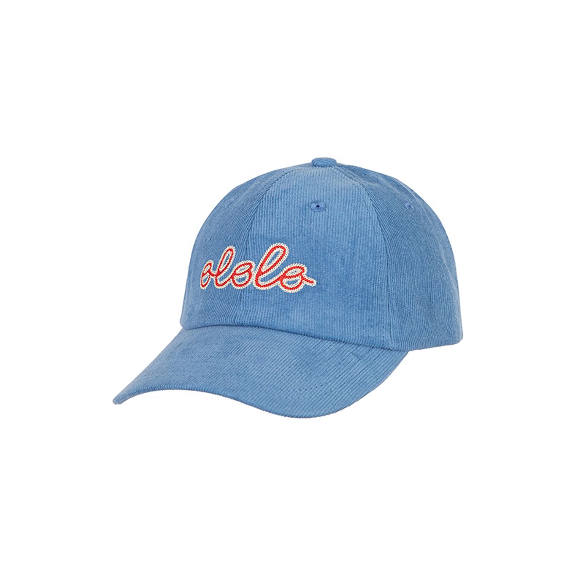 올롤로(OLOLO) Cursive Cord Cap - Blue
