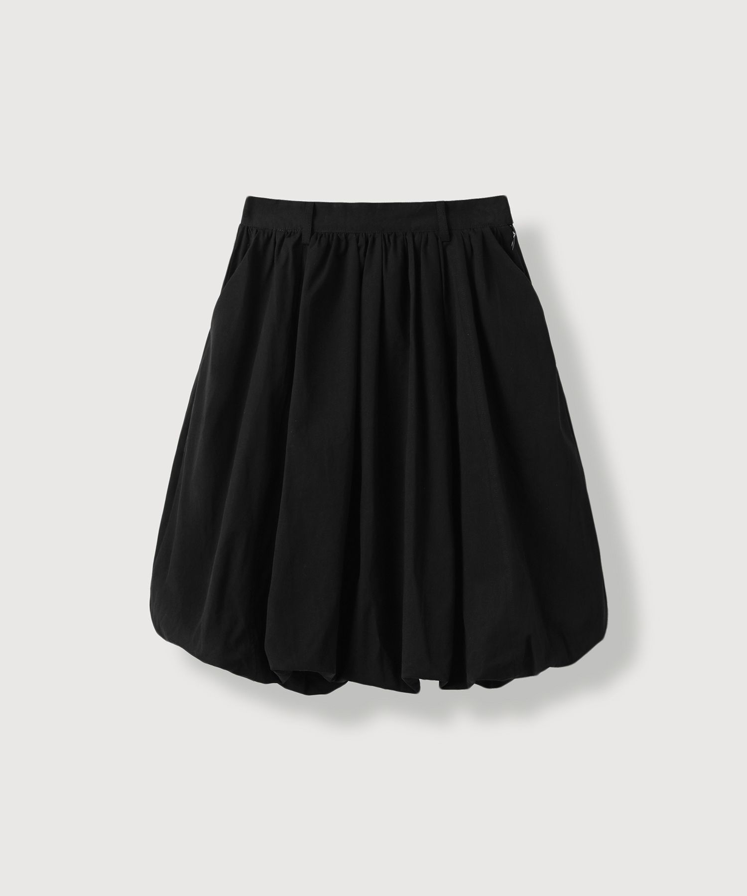 MUSINSA | MOOD INSIDE (Woman) Balloon Pumpkin Skirt_Black