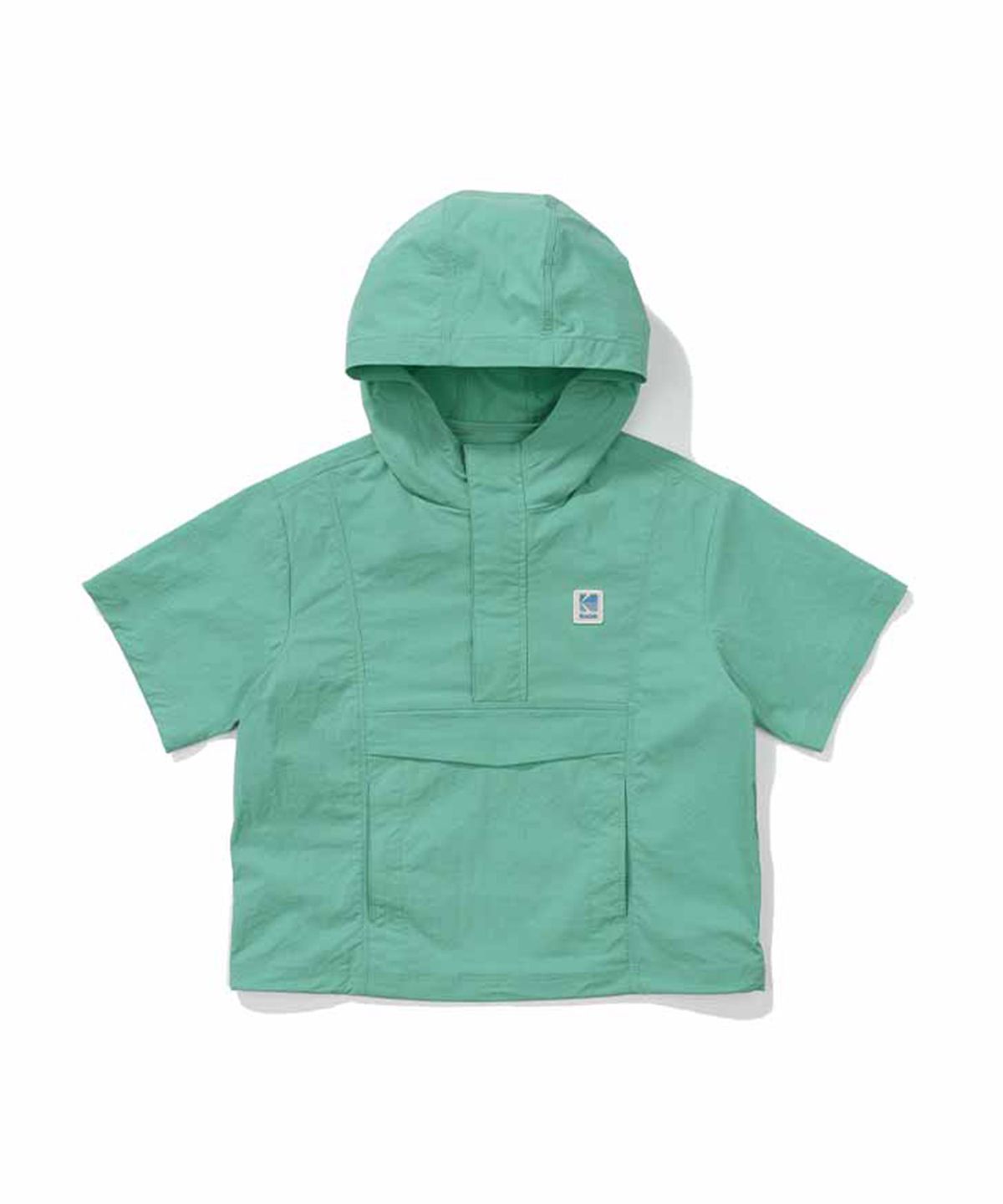 코닥 키즈(KODAK KIDS) 브리즈 후드 반팔 아노락 키즈 MINT GREEN