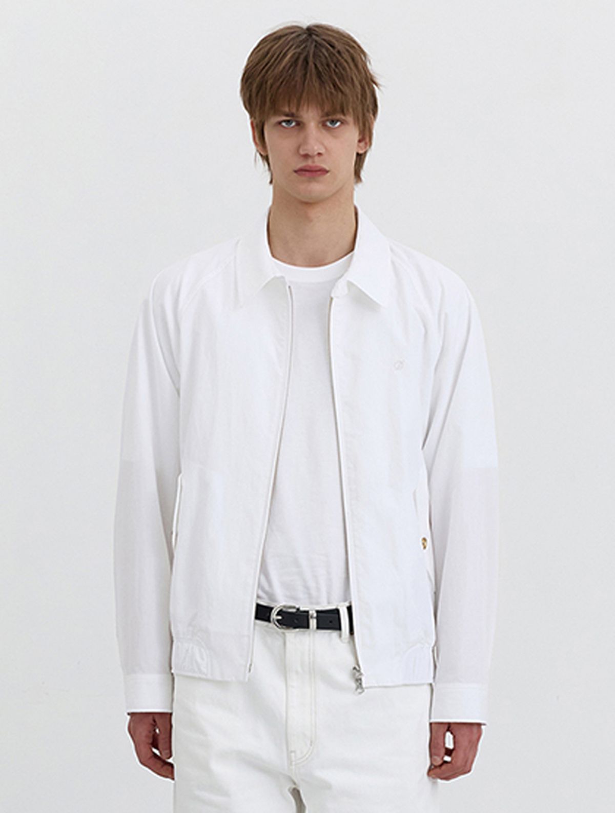 던스트 포 맨(DUNST FOR MEN) SUMMER HARRINGTON JACKET_UNISEX_UDJU5B122_OFF WHITE