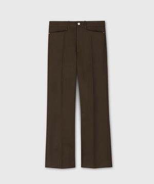 RETRO BELL TROUSERS TOBACCO
