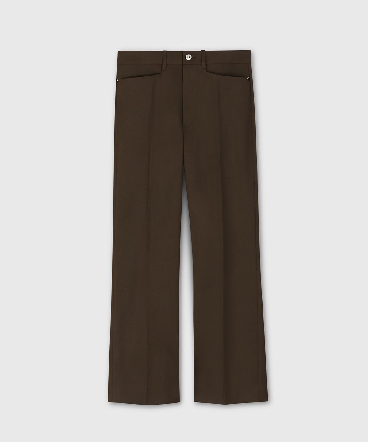 타일레(TAILLE) RETRO BELL TROUSERS TOBACCO