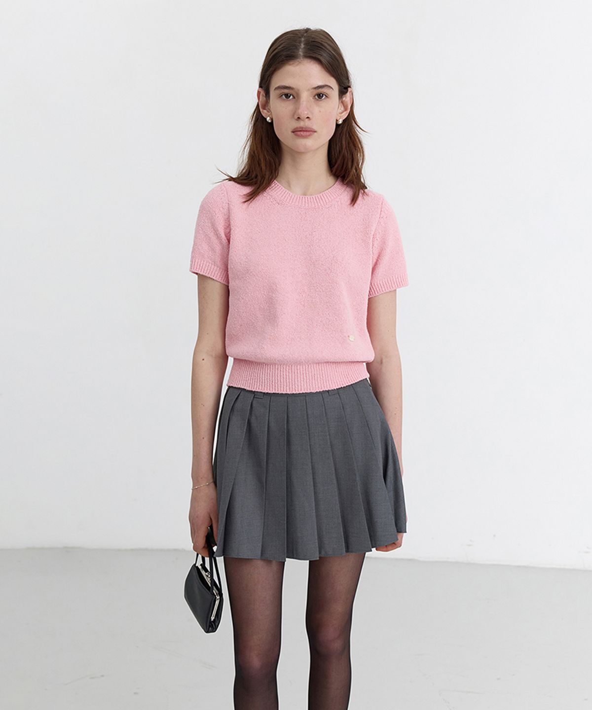 던스트(DUNST) SUMMER CREWNECK KNIT_UDSW5B223_SOFT PINK