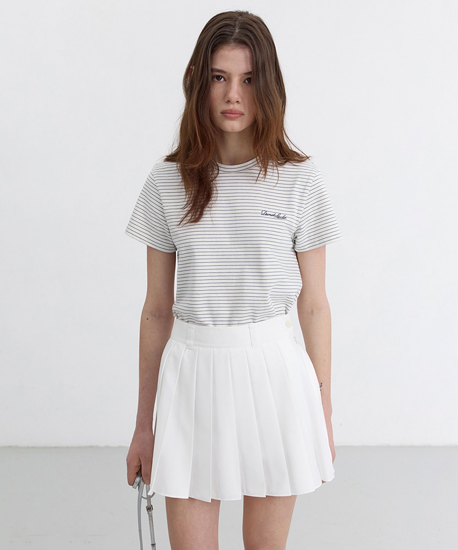 DUNST FOR WOMEN ■ ESSENTIAL STRIPE LOGO T-SHIRT MUSINSA | DUNST FOR WOMEN ESSENTIAL STRIPE LOGO T