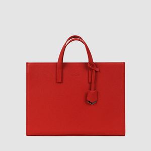 여자 가죽 서류가방 LO-2002 RD 레드