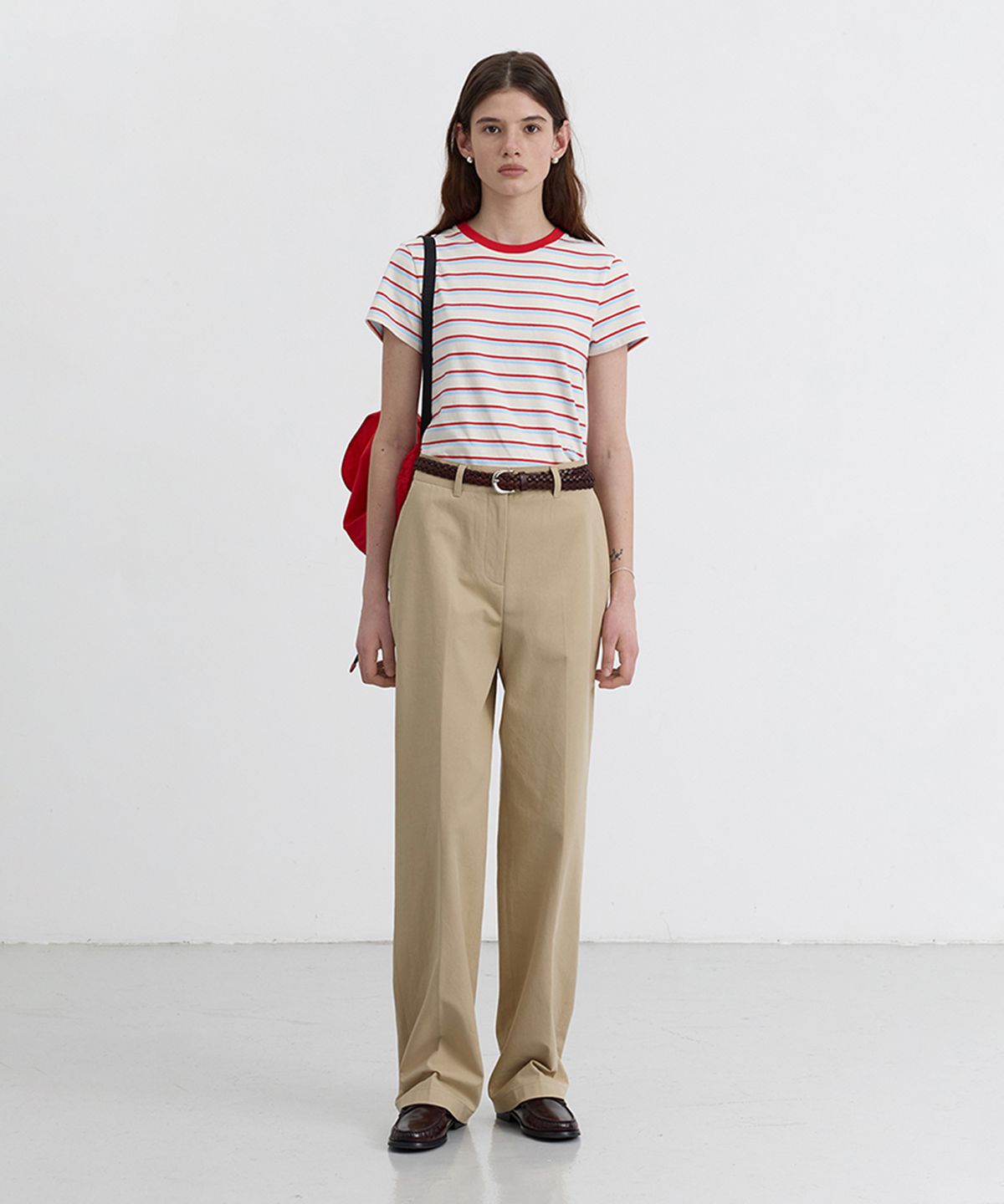 던스트(DUNST) SUMMER CHINO SLACKS_UDPA5B224_BEIGE