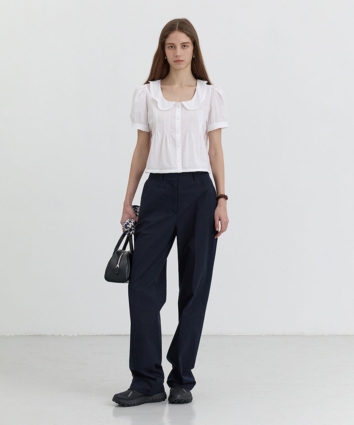 던스트(DUNST) SUMMER CHINO SLACKS_UDPA5B224_NAVY
