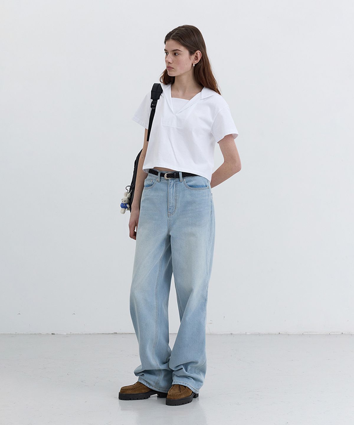 던스트(DUNST) WIDE LOOSE JEANS_UDPA5B228_LIGHT BLUE