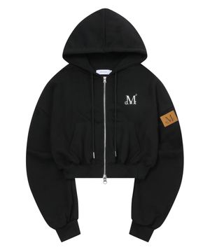 래쉬 메탈 로고 투웨이 후드 집업 남녀공용 (3컬러)