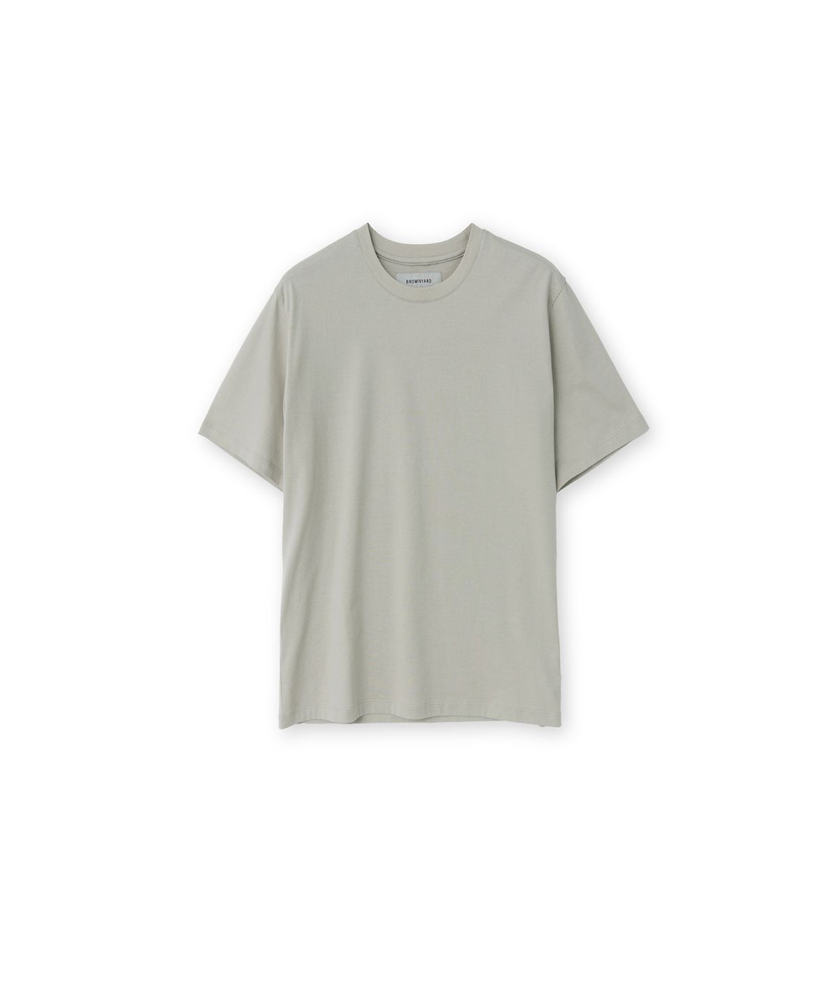 브라운야드(BROWNYARD) 엑스트라 롱 스테이플 에센셜 티셔츠, 스톤