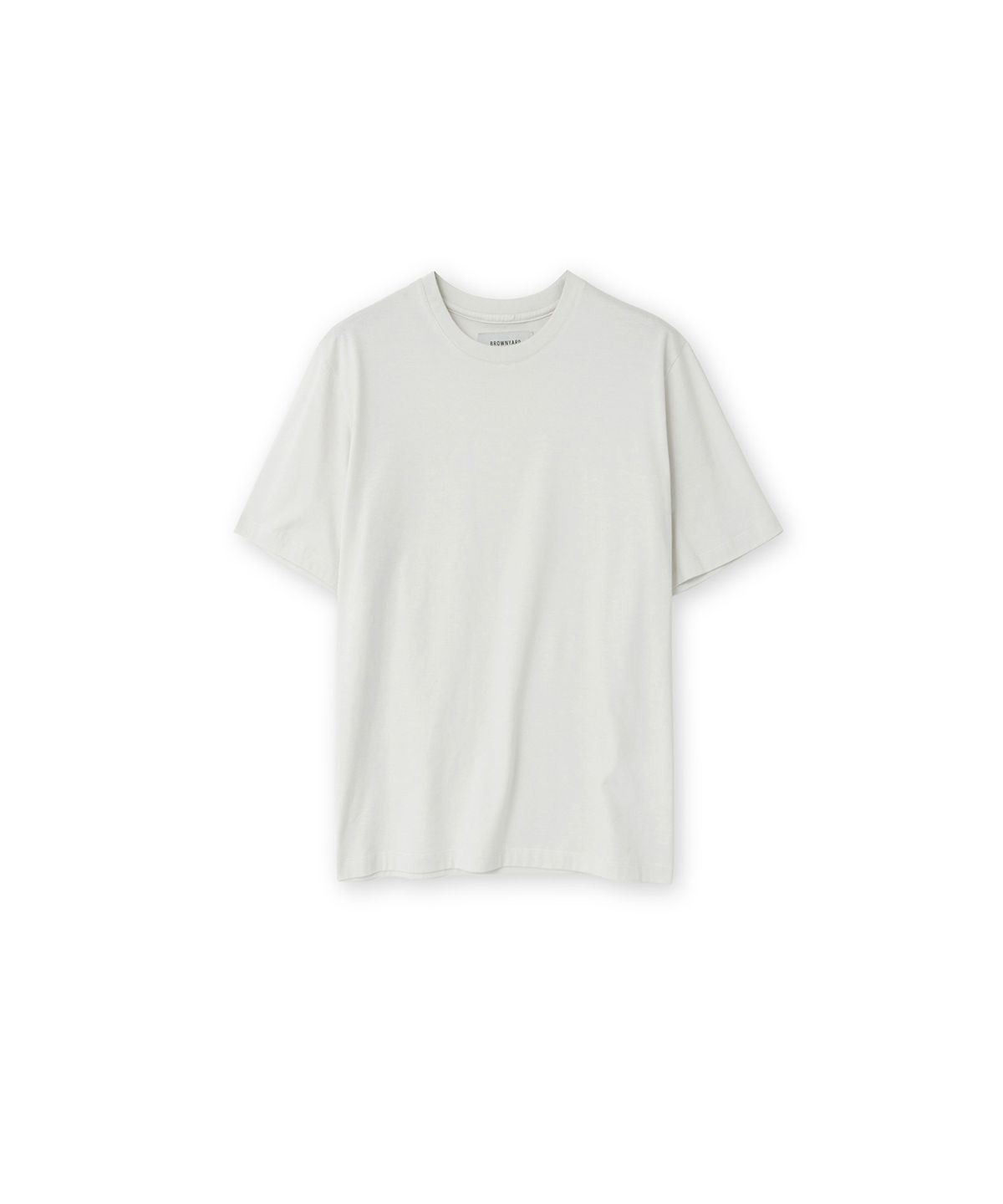 브라운야드(BROWNYARD) 엑스트라 롱 스테이플 에센셜 티셔츠, 아이보리