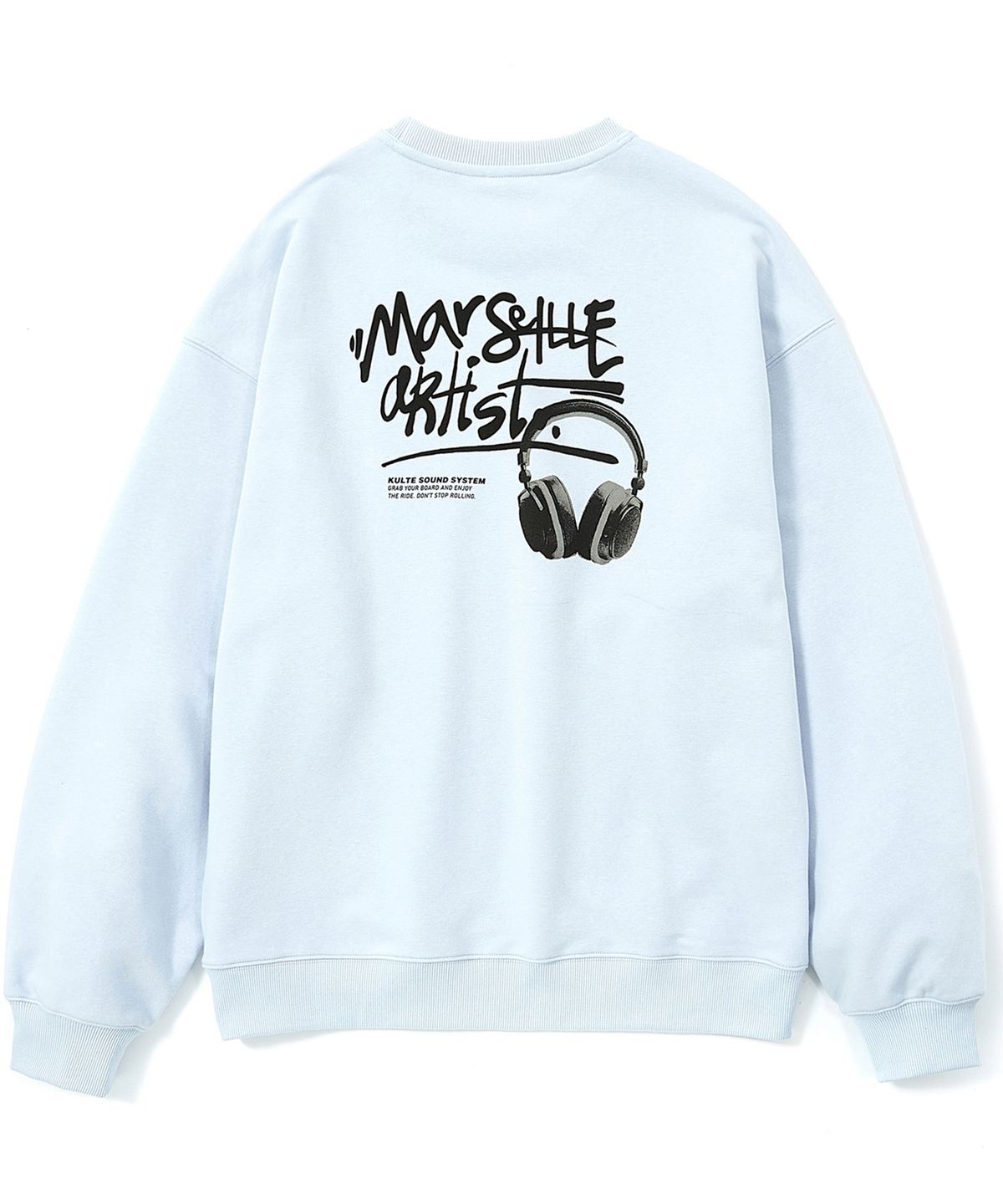 쿨트(KULTE) MARSEILLE ARTIST CREWNECK LBLUE