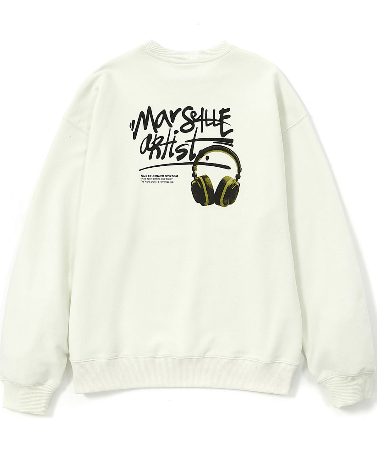 쿨트(KULTE) MARSEILLE ARTIST CREWNECK IVORY