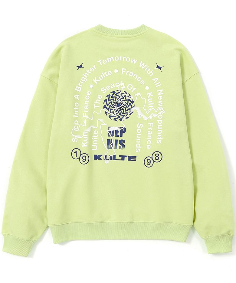 NEW SOUNDS CREWNECK LIME