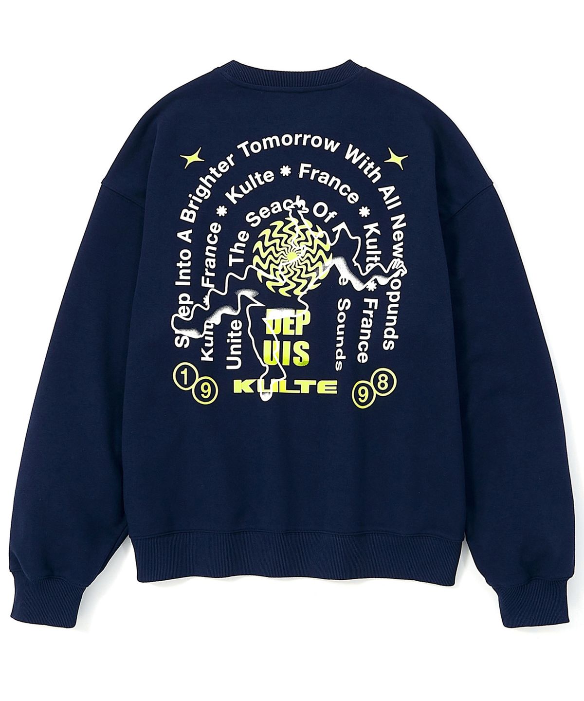 쿨트(KULTE) NEW SOUNDS CREWNECK NAVY