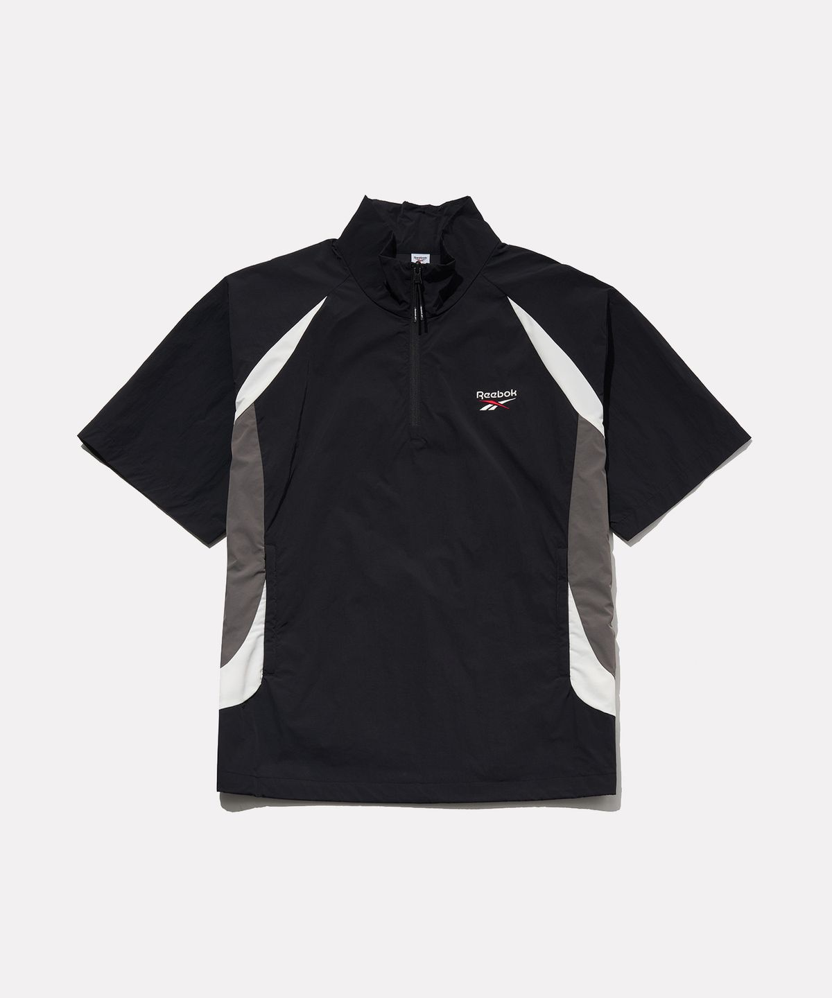 리복(REEBOK) 일립스 반팔 아노락 - 블랙