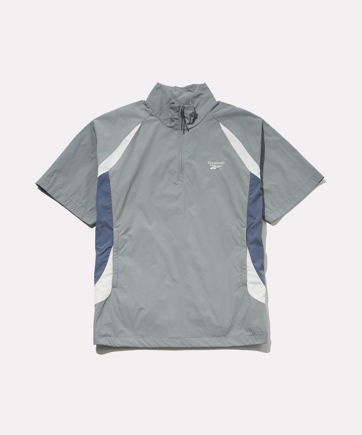 리복(REEBOK) 일립스 반팔 아노락 - 그레이