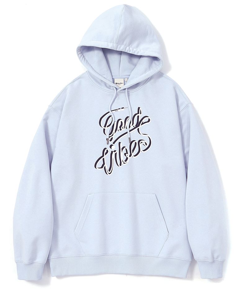 GOOD VIBES HOODY LBLUE
