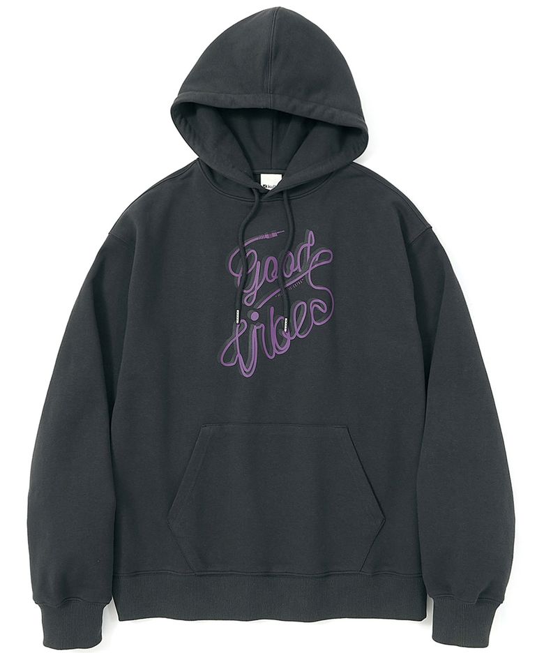 GOOD VIBES HOODY GREY
