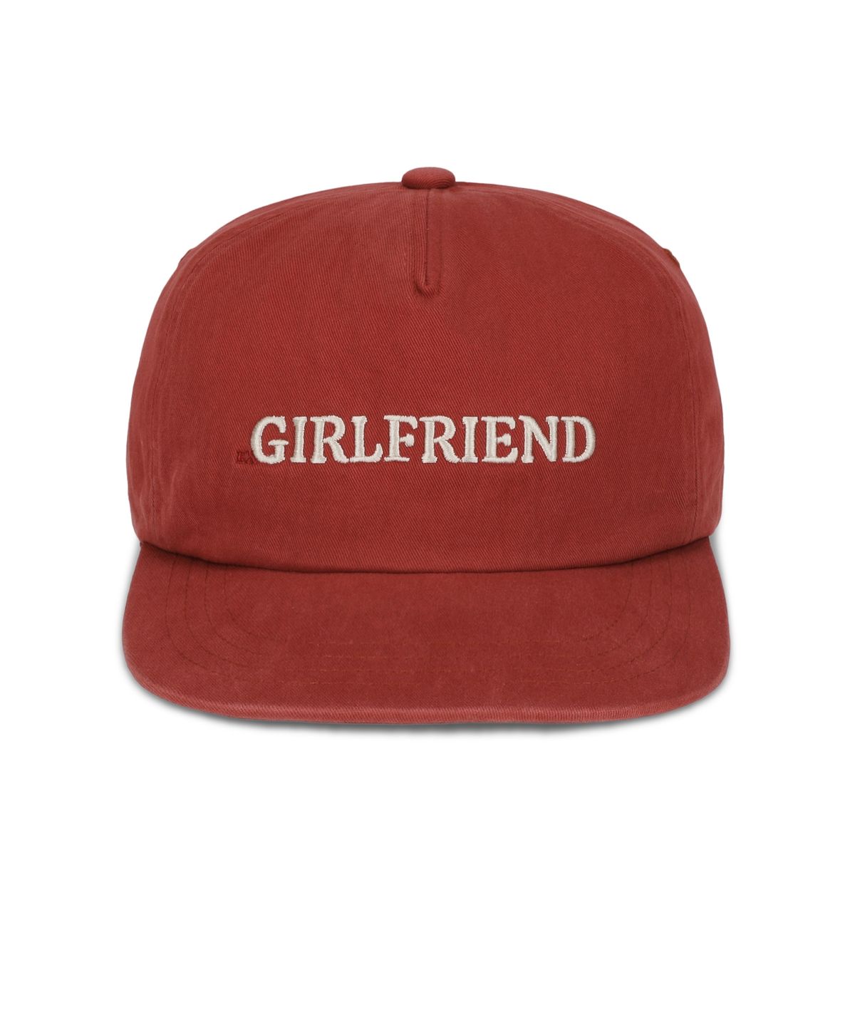 그램 아운스 파운드(GRAM OUNCE POUND) GIRLFRIEND 5-PANEL CAP_Washed Red