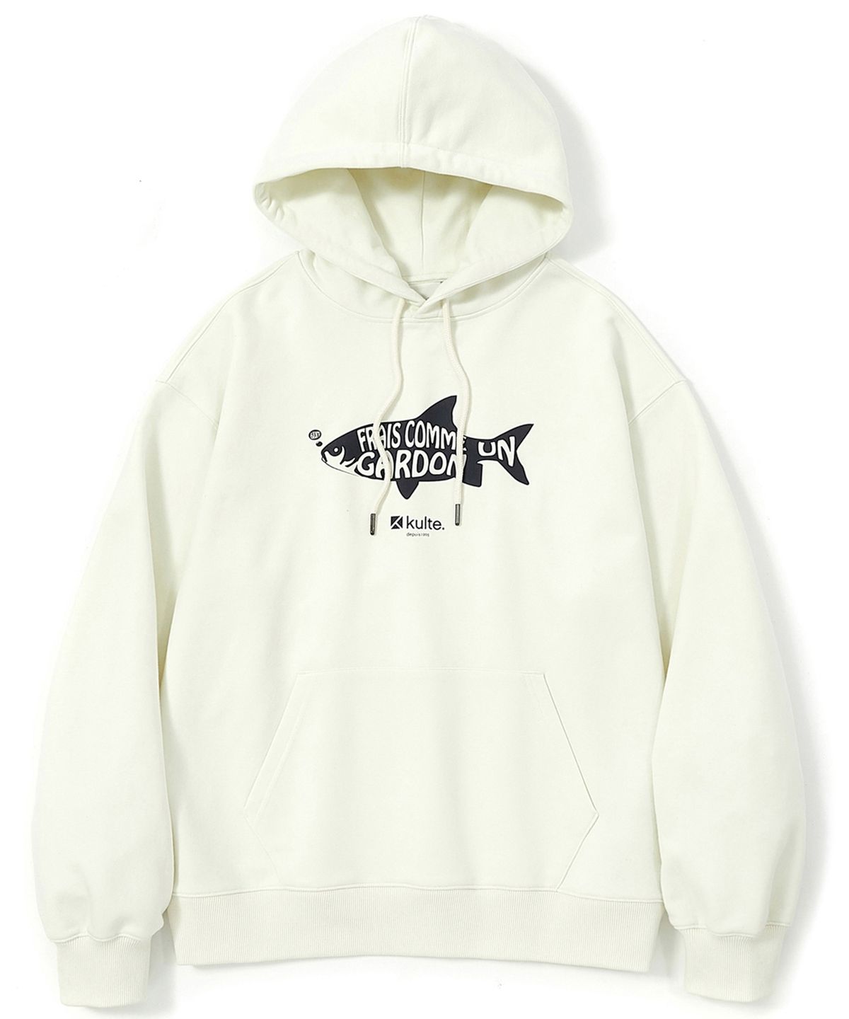 쿨트(KULTE) FISH HOODY IVORY