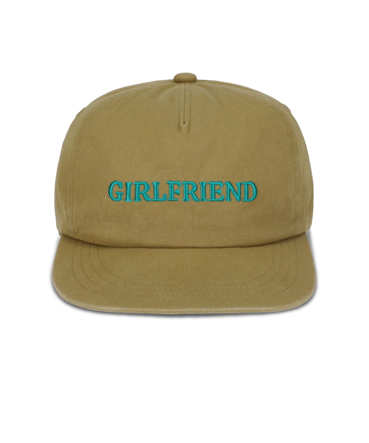 그램 아운스 파운드(GRAM OUNCE POUND) GIRLFRIEND 5-PANEL CAP_Washed Brown