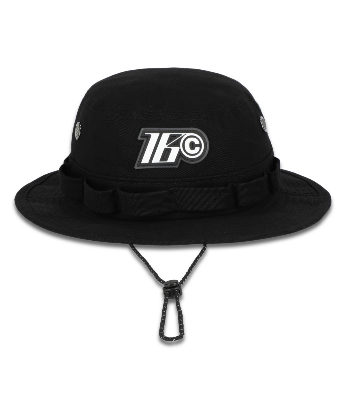 그램 아운스 파운드(GRAM OUNCE POUND) PVC Logo Boonie Hat_Black