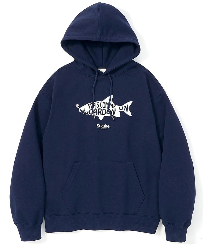 FISH HOODY NAVY
