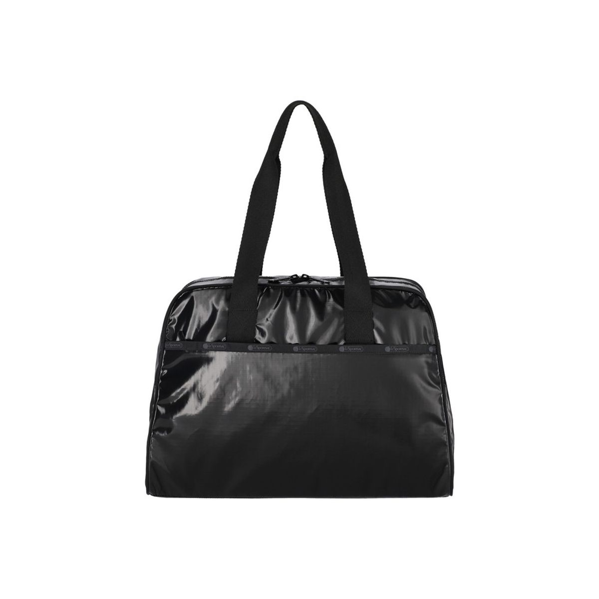 레스포색(LESPORTSAC) 블랙 샤인 스몰 캐리올 더플백 [1048.M135]