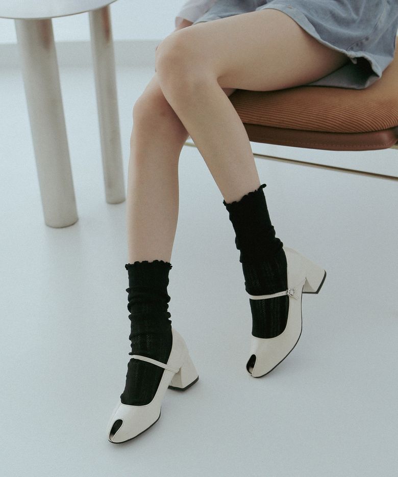 ljh7103 opentoe maryjane pumps _ 4colors