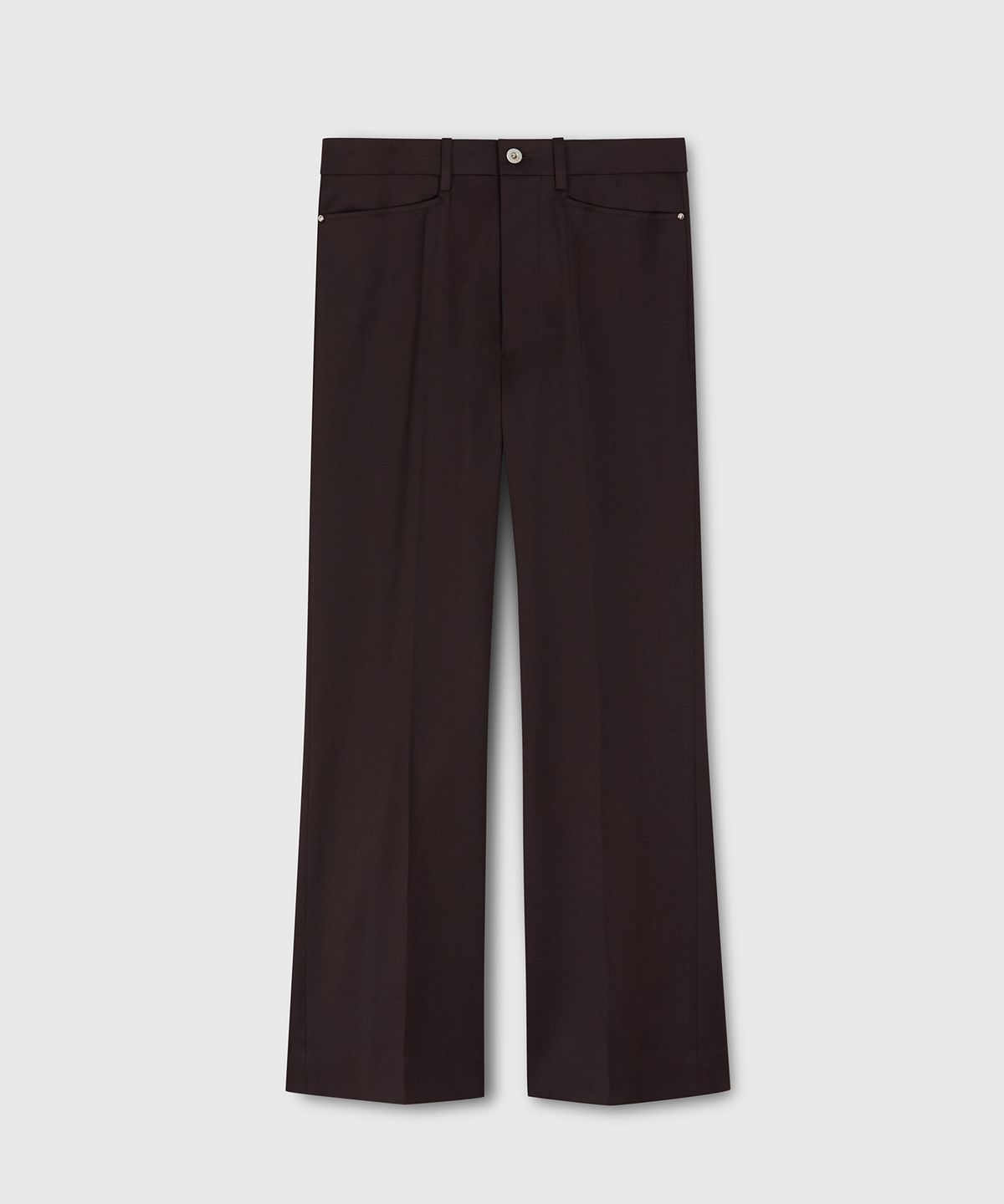 타일레(TAILLE) RETRO BELL TROUSERS BORDEAUX