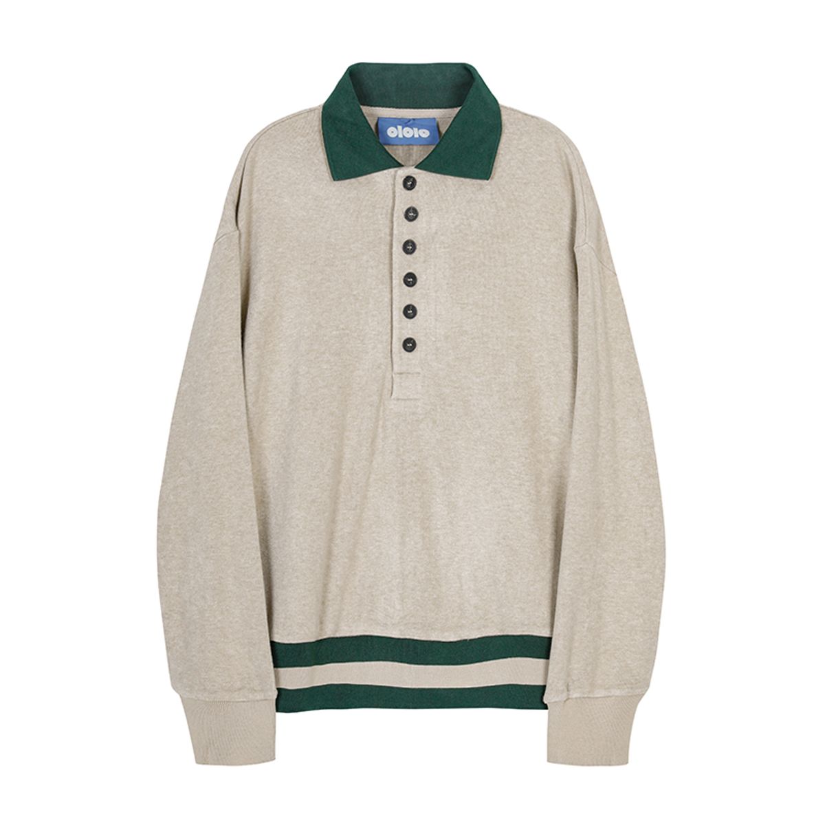 올롤로(OLOLO) LS Polo de Punto - Oatmeal