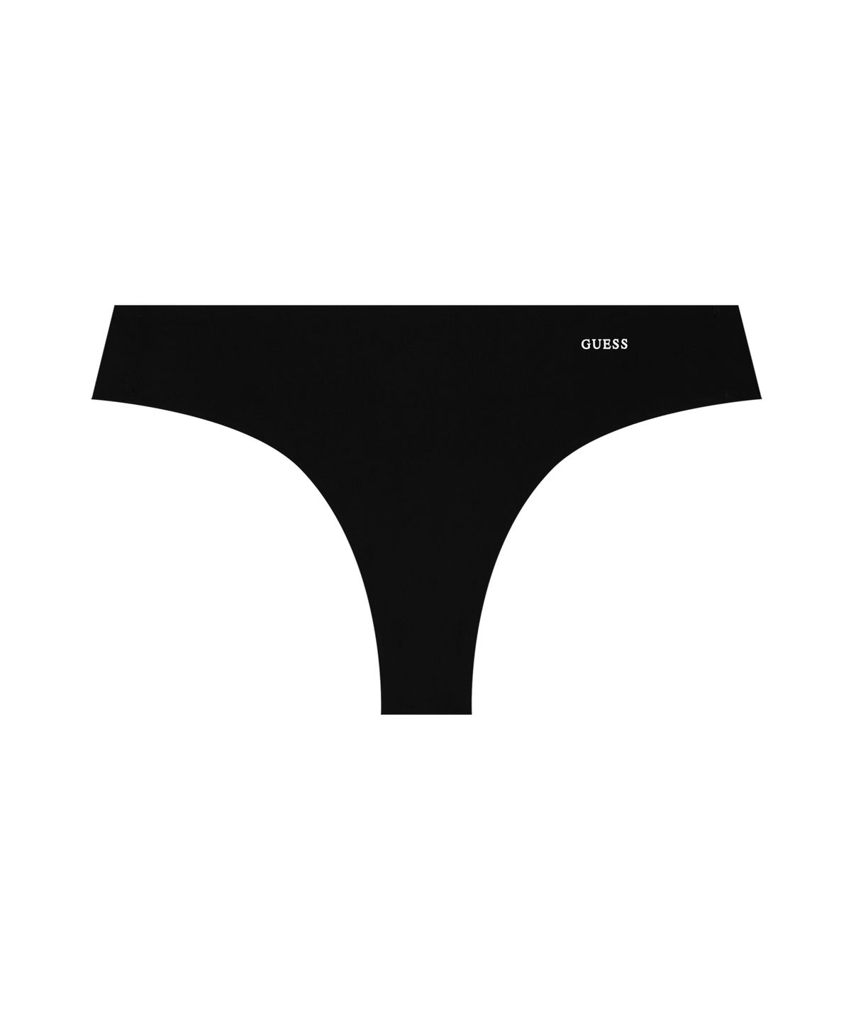 게스언더웨어(GUESS UNDERWEAR) 실루엣 퓨징 티팬티 - 블랙