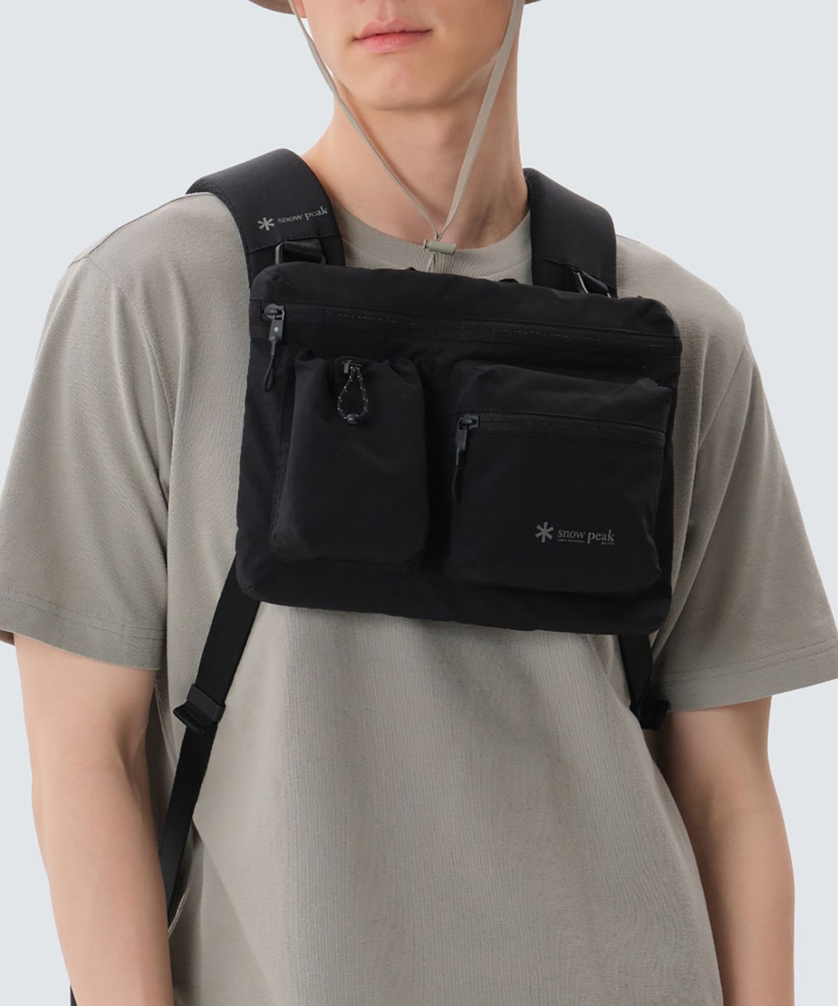스노우피크 어패럴(SNOWPEAK APPAREL) 듀얼테크 유틸리티 크로스백 (S25SUFCB36) Black
