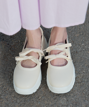 FLATFORM RIBBON  MARYJANES - 4 colors