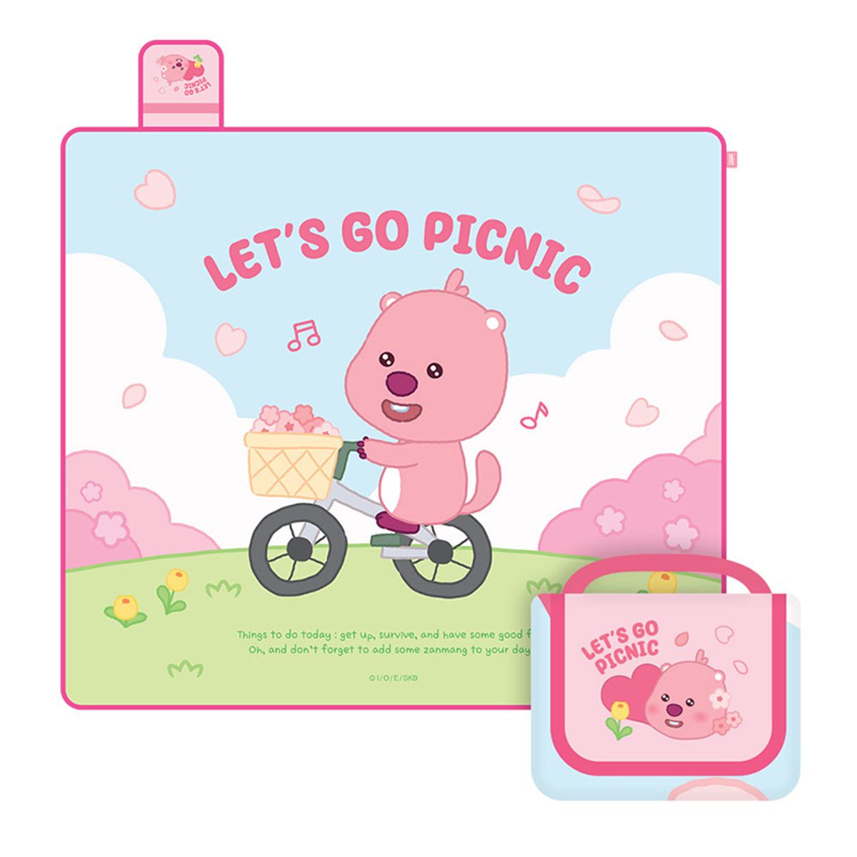 잔망루피(ZANMANGLOOPY) 잔망루피 피크닉매트