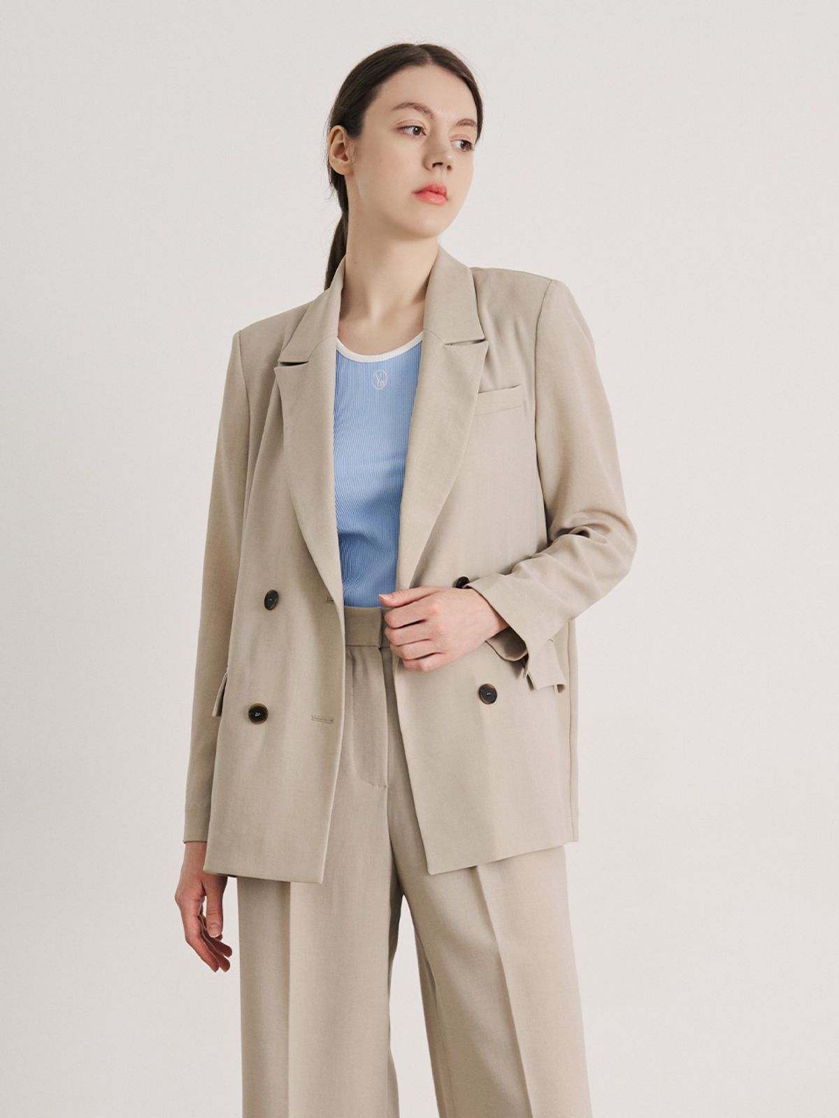 브이엔와이스튜디오(VNYSTUDIO) Double single layer set Jacket_YA3JKN7
