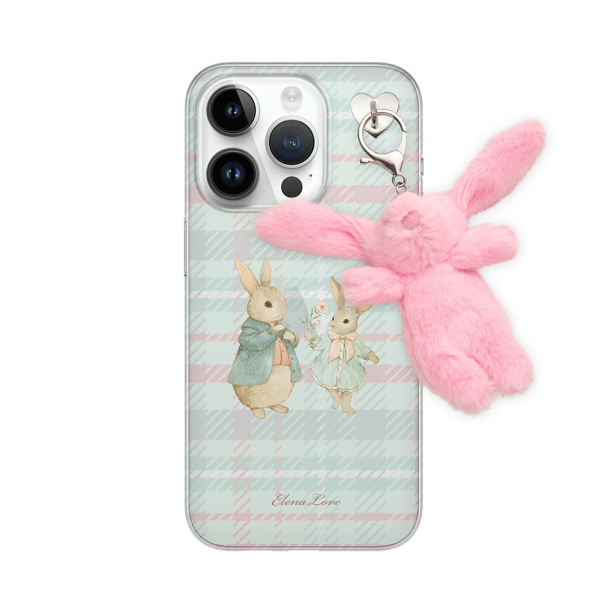 엘레나 러브(ELENALOVE) [Clear case] Alices Story green 클리어케이스 (키링 미포함)