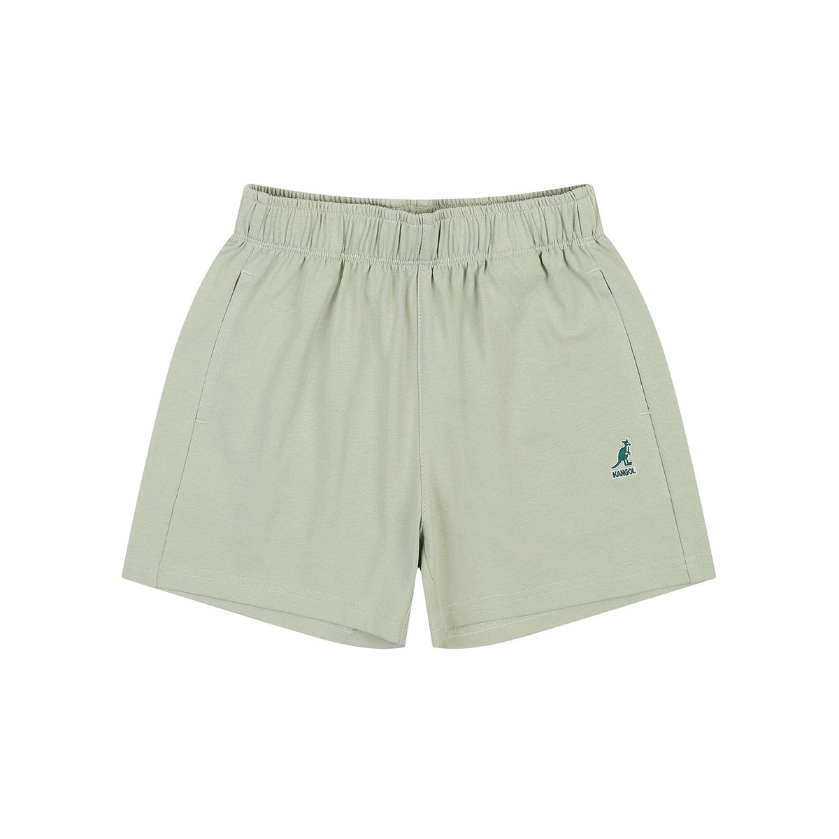 캉골키즈(KANGOL KIDS) 로고 포인트 쿨맥스 저지 쇼츠 RB 0108 민트
