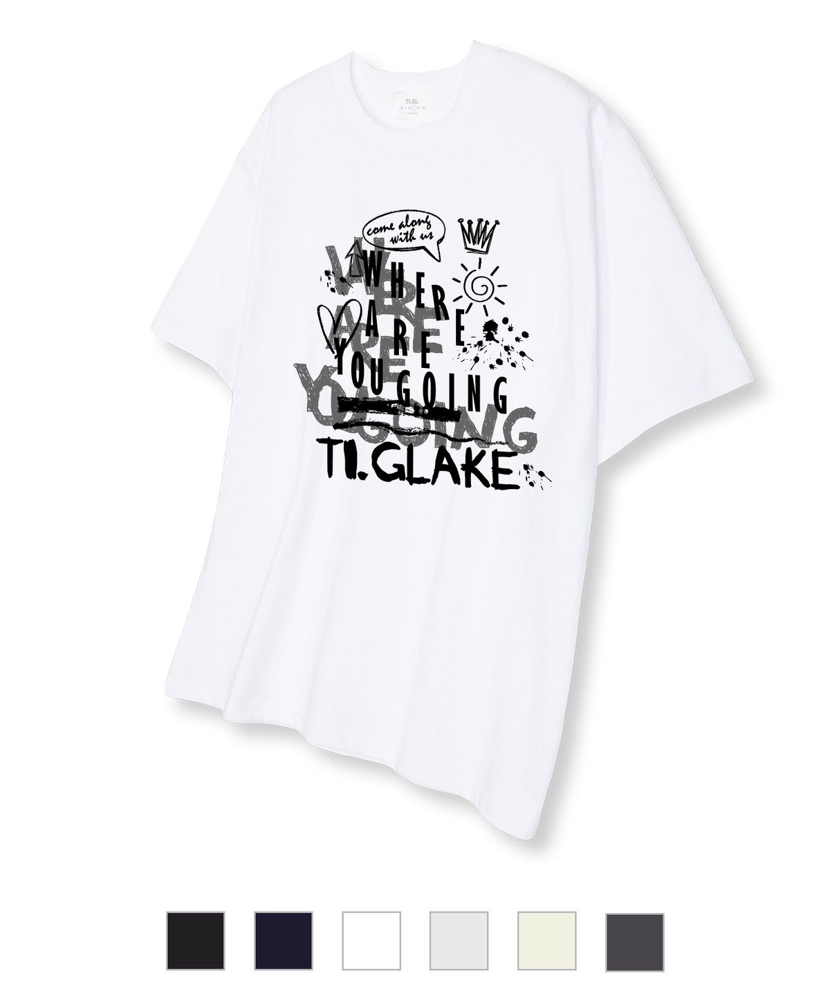 티글레이크(TI.GLAKE) 유고앙 반팔 티셔츠_6color