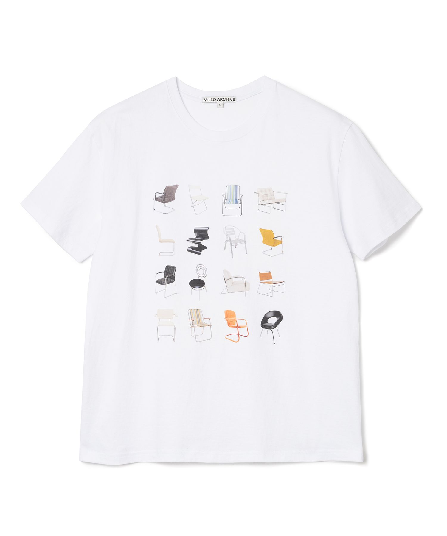 MILLO ARCHIVE ♥ Line Chair T-Shirts/ 追跡付 MILLO ARCHIVE Line Chair T-Shirts