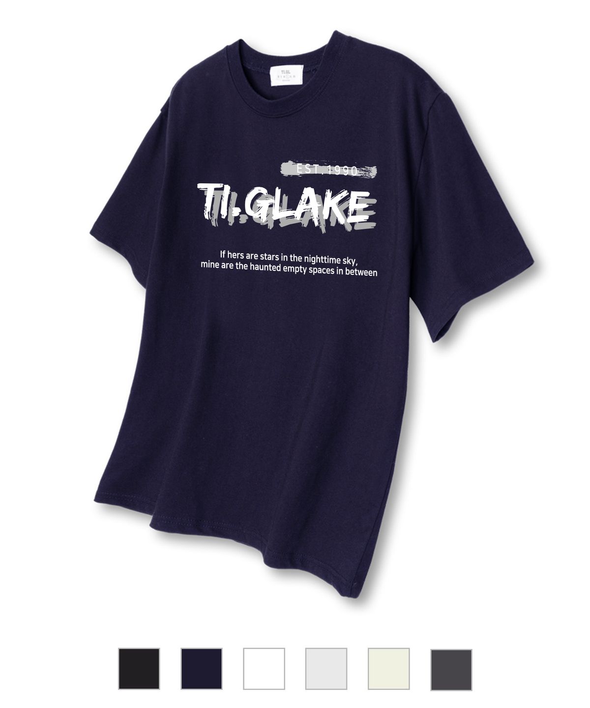 티글레이크(TI.GLAKE) 쉐도우로고 반팔 티셔츠_6color