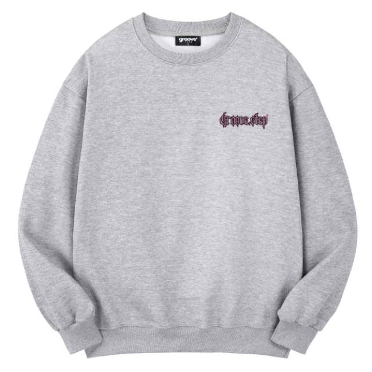 그루브스텝(GROOVESTEP) 아츠미니 오버핏 맨투맨 티셔츠 M0260