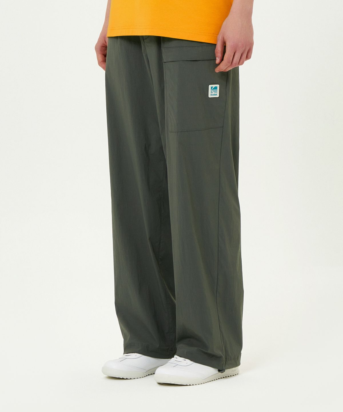 코닥(KODAK) 브리즈 카고 와이드 팬츠 DARK GREY