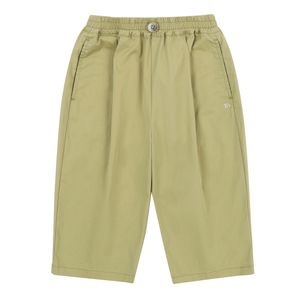 BZ21PT04YG 그린 7부 면 스판 팬츠