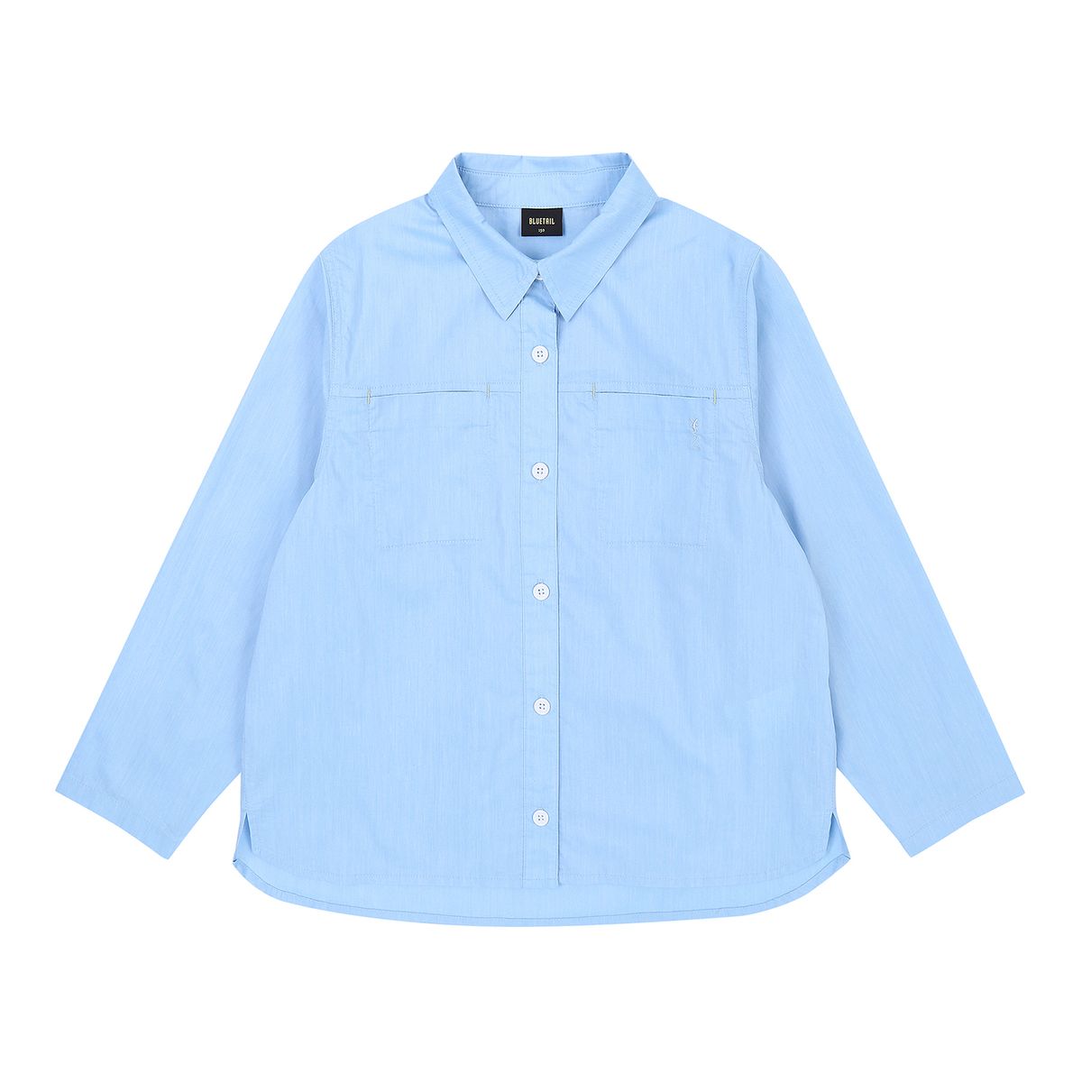 블루테일(BLUETAIL) AZB2BL01SB 스카이블루 카라 셔츠