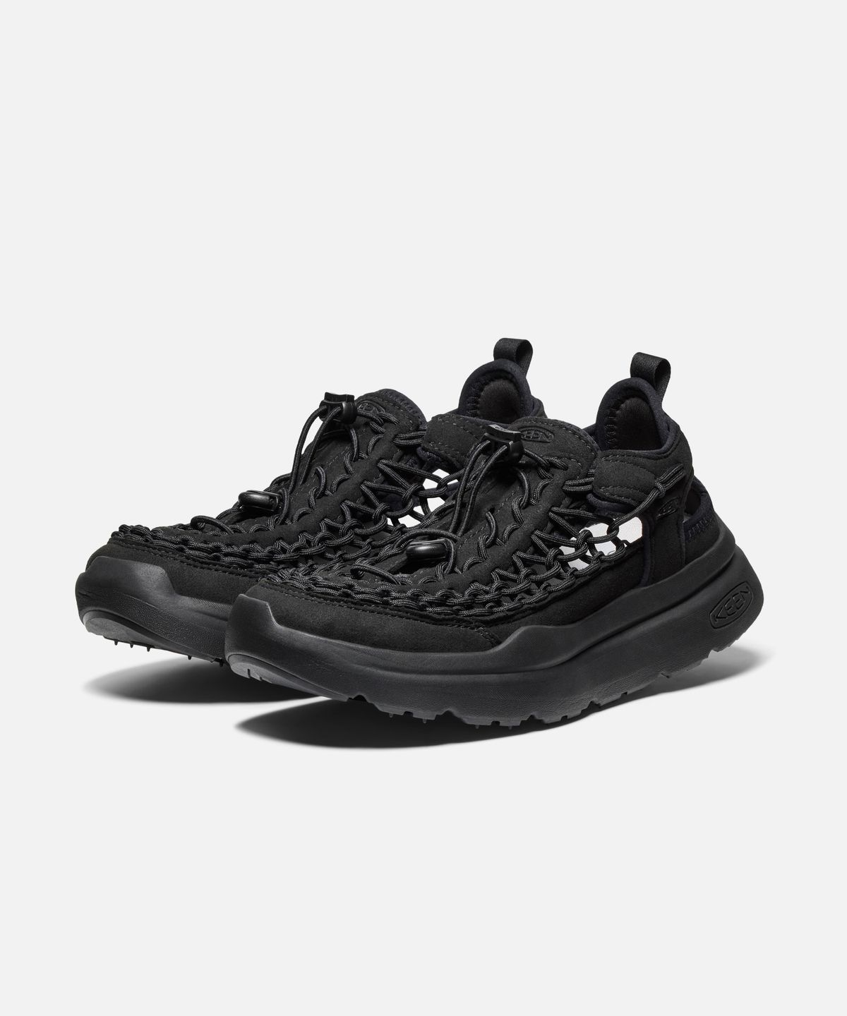 킨(KEEN) 유니크 워킹 여성 샌들 BLACK/BLACK