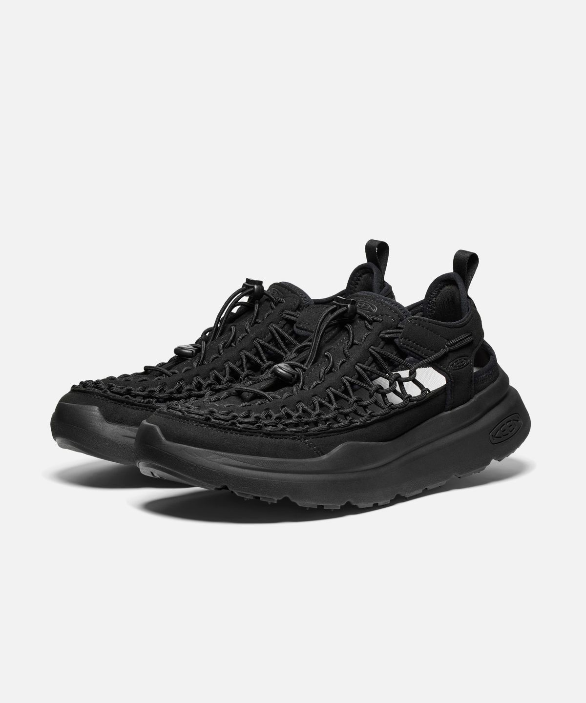 킨(KEEN) 유니크 2.0 워킹 남성 샌들 BLACK/BLACK