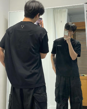 백 포인트 절개 임펙션 반팔티